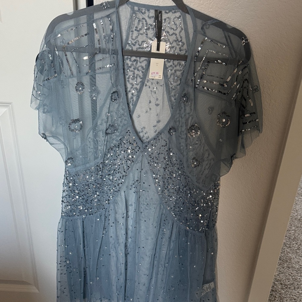 Anthropologie sheer tunic